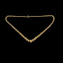 Collier Boule en Chute Plaqué Or