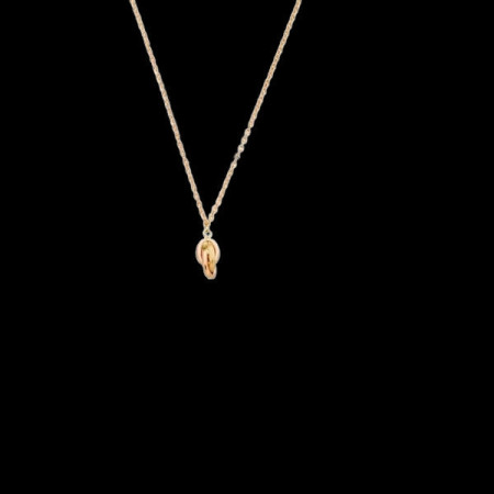 Collier Plaqué Or 1 noeud forçat