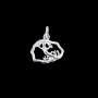 Pendentif Margouillat Réunion Argent