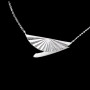 Collier Argent Éventail Lisse