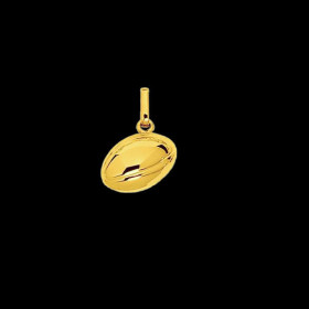 Pendentif Or 18 Carats Rugby