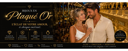Amour et calins Bijoux plaqué or