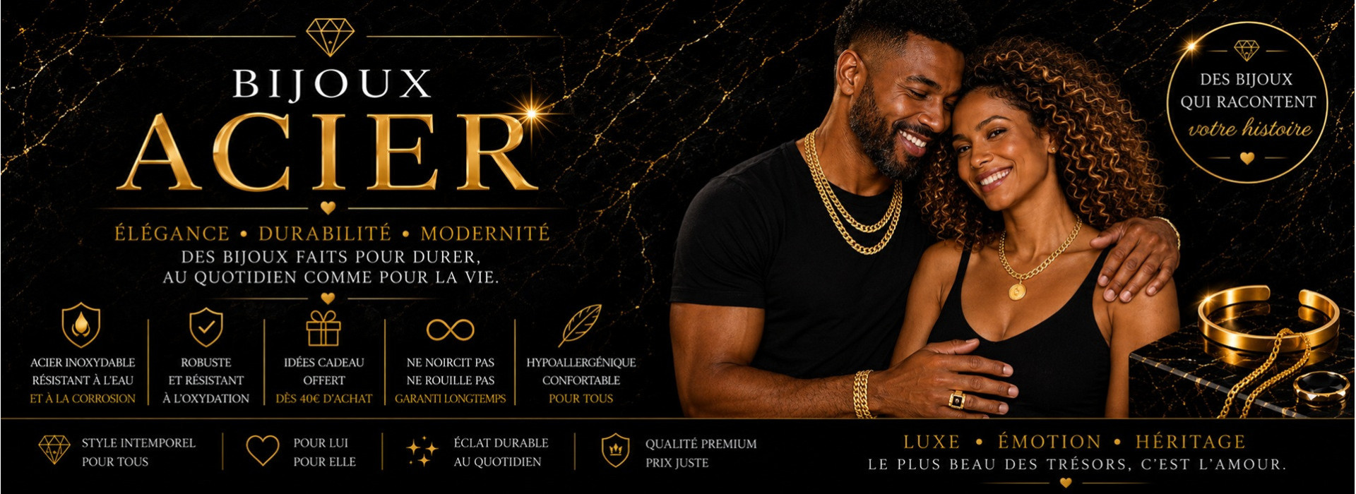 Bijoux Acier